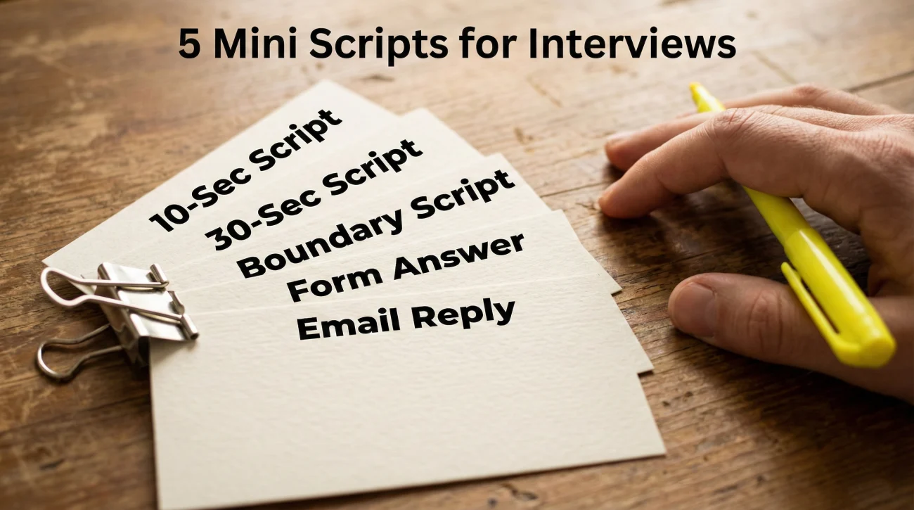 Five Interview Script Templates