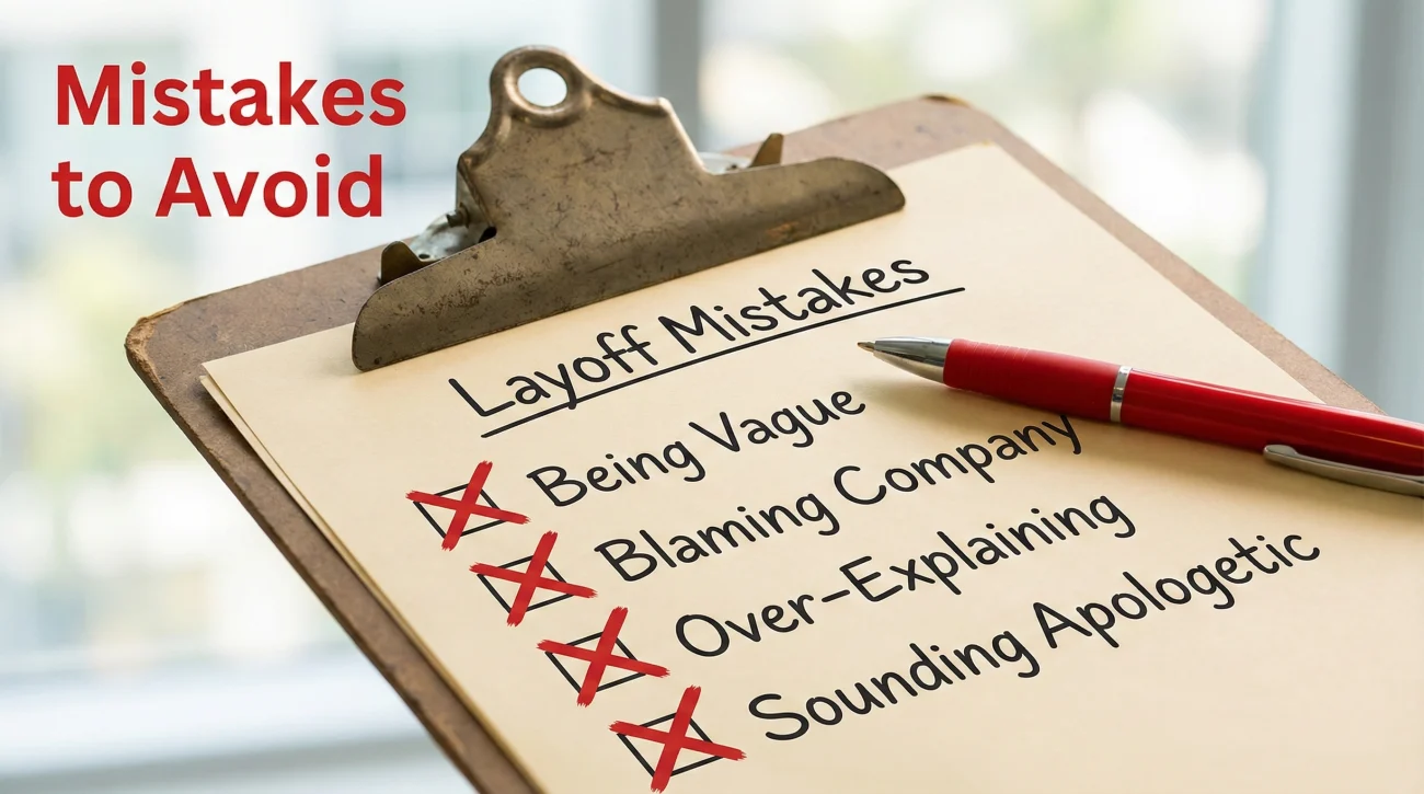 Layoff Explanation Mistakes