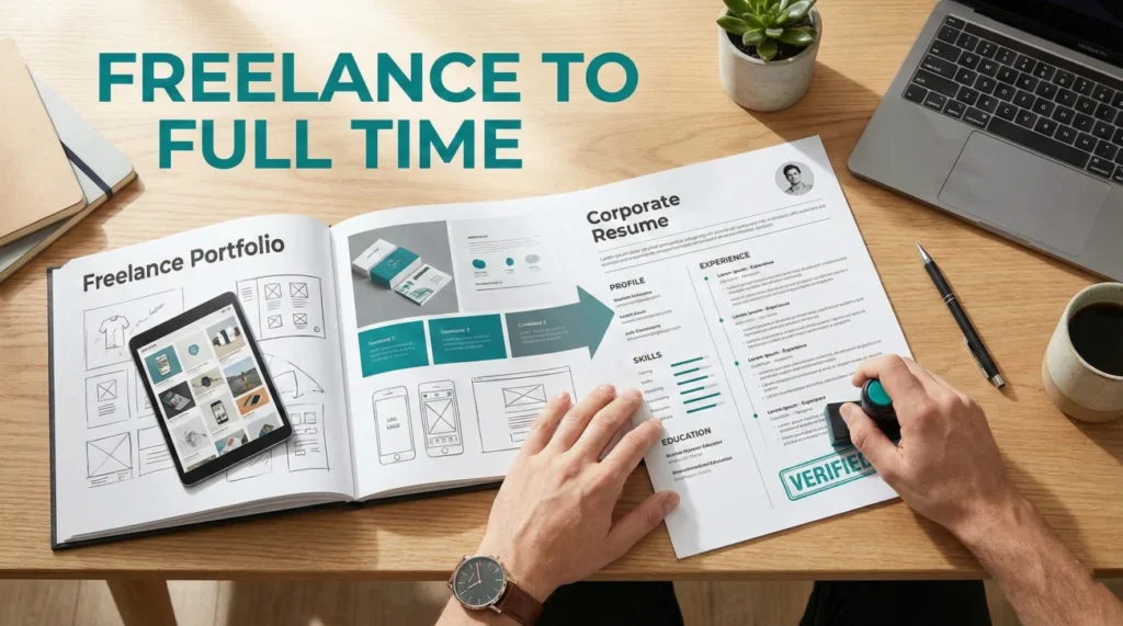 Freelance To Full Time Resume