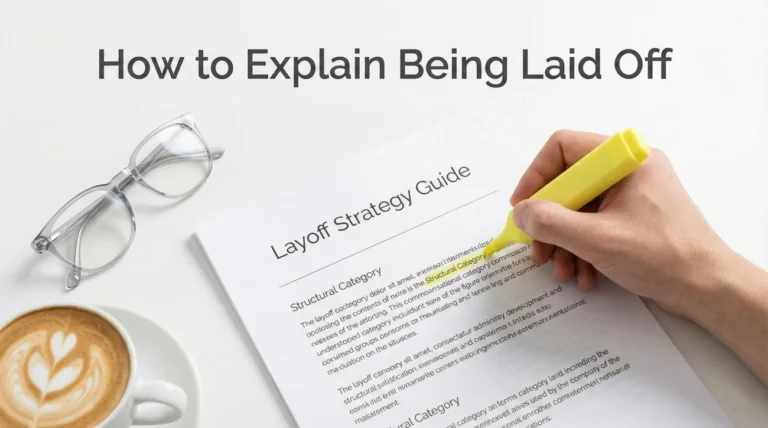 How to Explain Being Laid Off: Resume and Interview Fixes