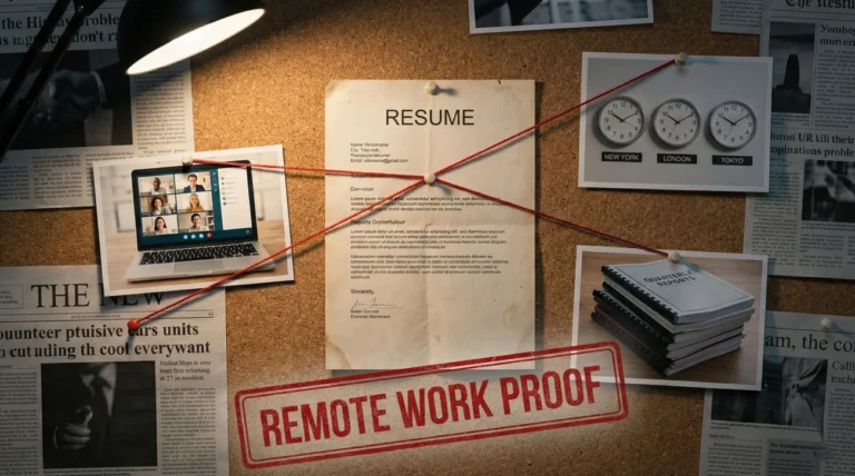 Remote and Async Proof: Show You Can Work Remotely Without Saying It Loudly