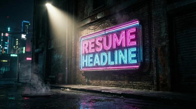 Resume Headline and Title: Write One Line That Makes Your Target Role Obvious