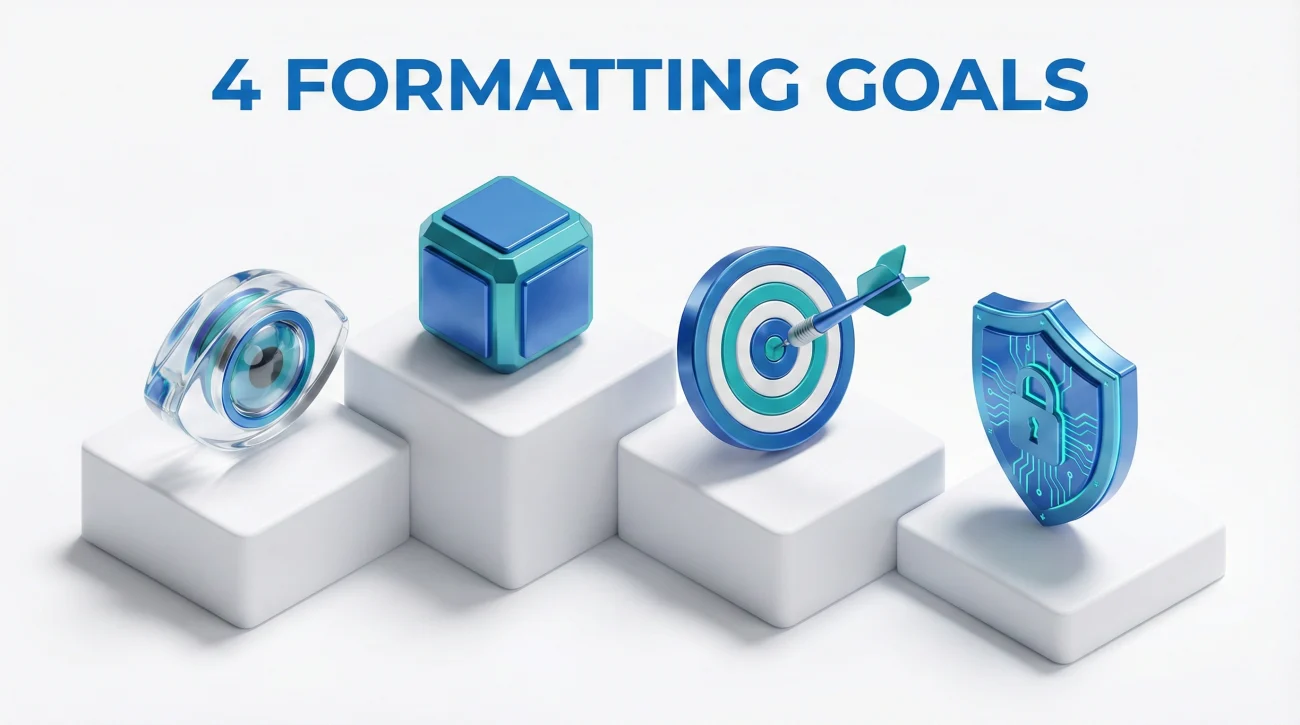 Resume Formatting for Employment Gaps: 3 ATS-Safe Layouts 2 4 Resume Formatting Goals