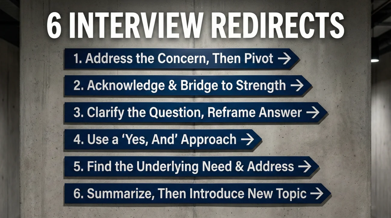 6 Interview Redirect Lines