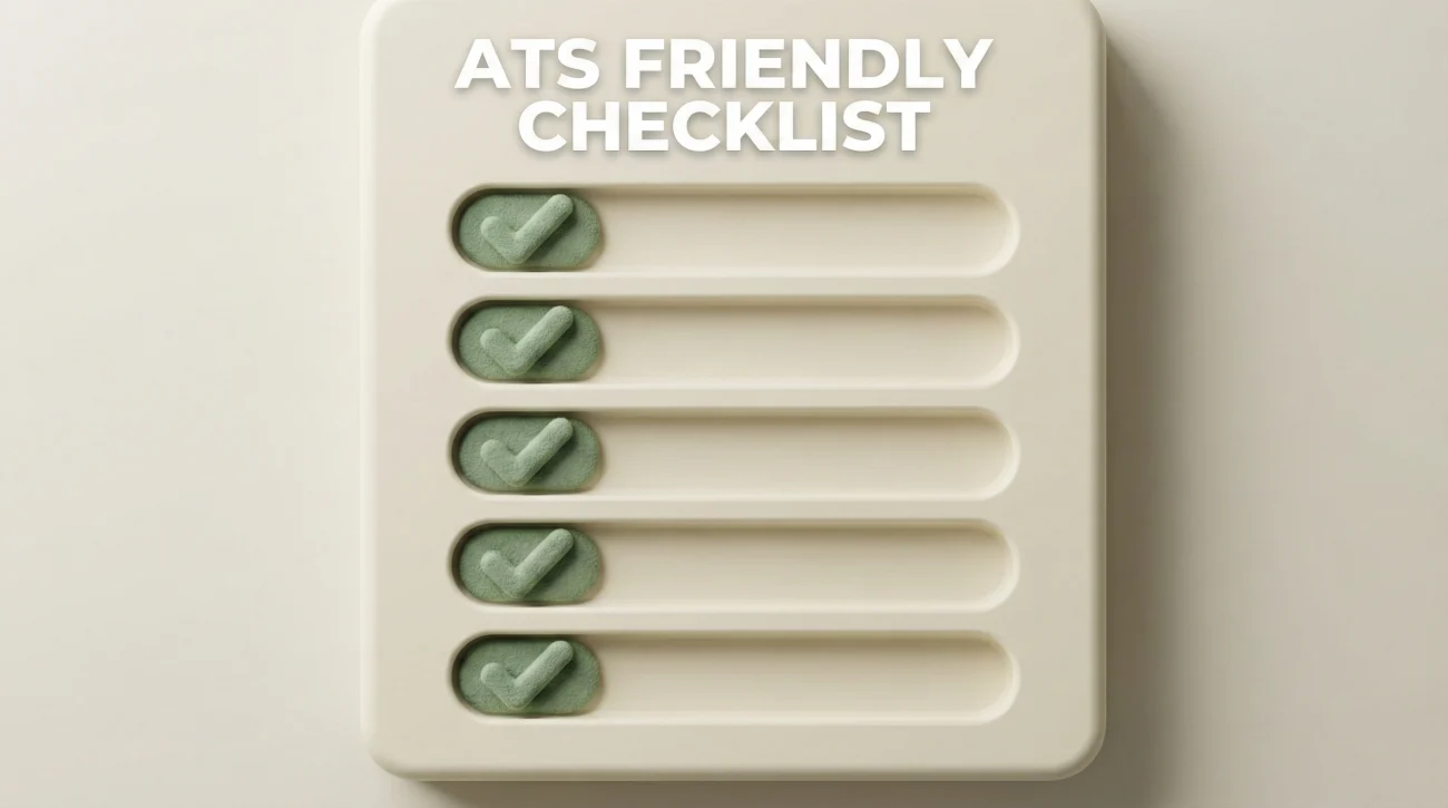 ATS Friendly Resume Checklist