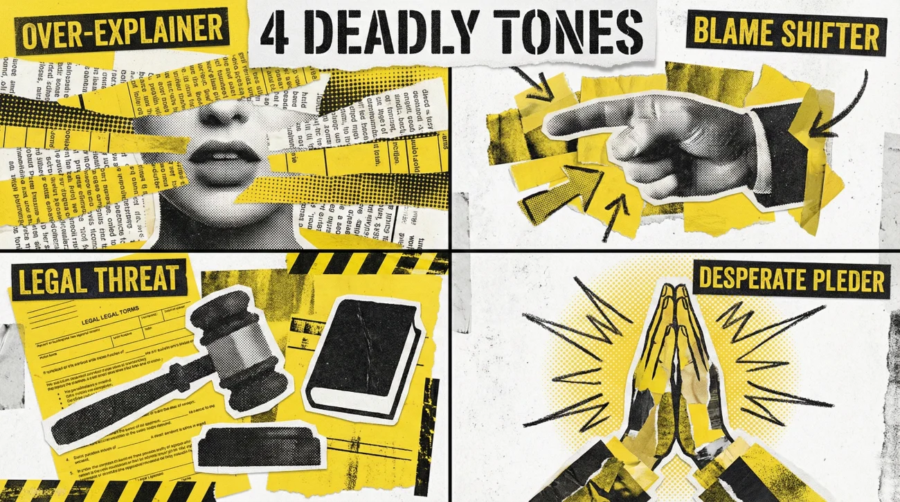 Four Tones That Kill Cover Letters