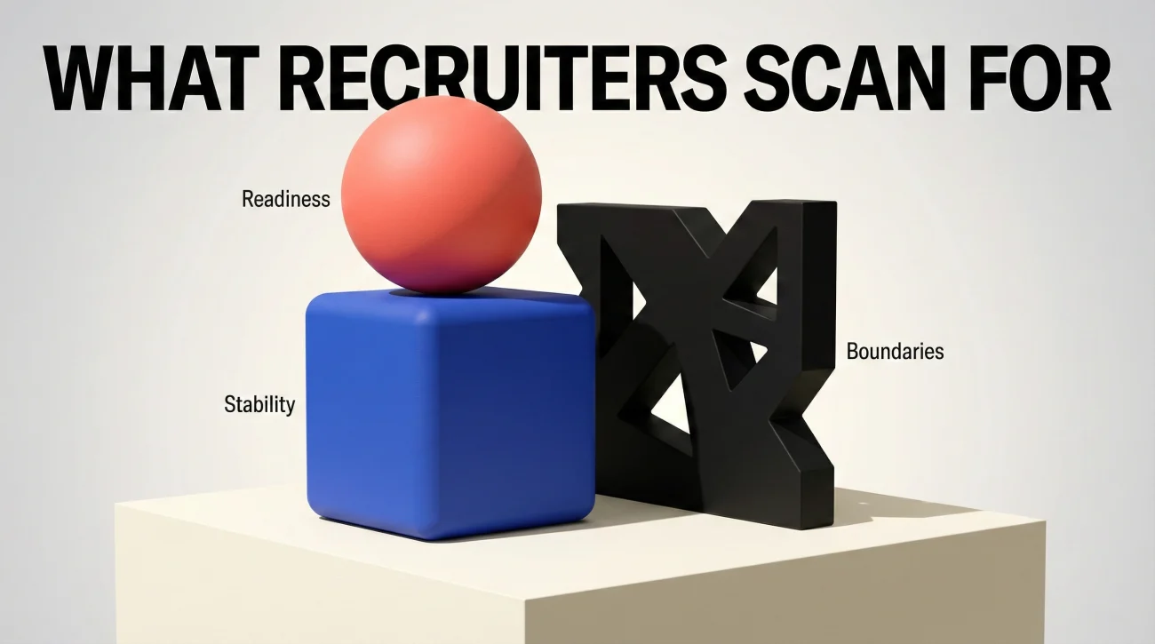 Recruiter Scanning Signals LinkedIn