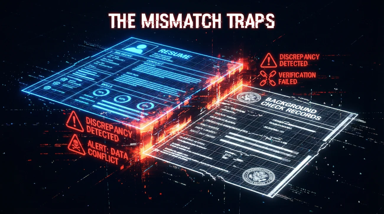 Employment Gaps and Background Checks: Keep Dates and Story Consistent 2 Resume Background Check Mismatch Traps