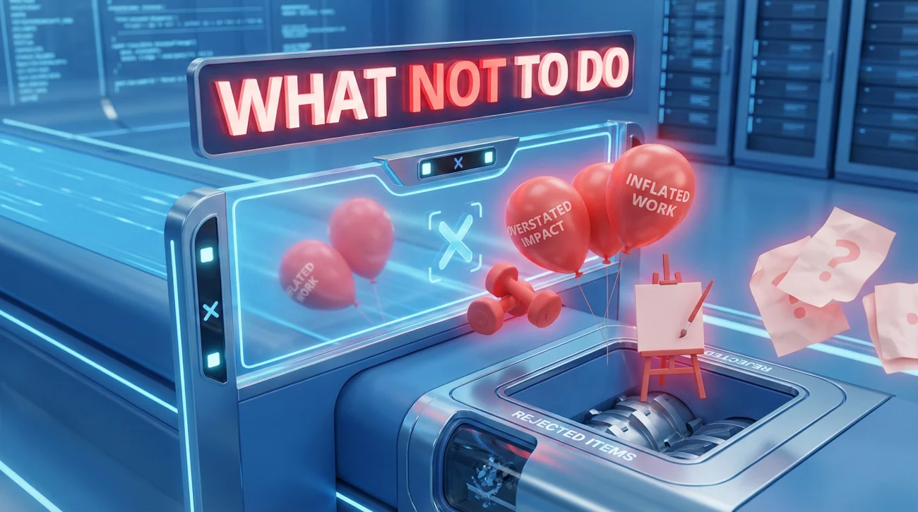 Resume Recent Activity Mistakes