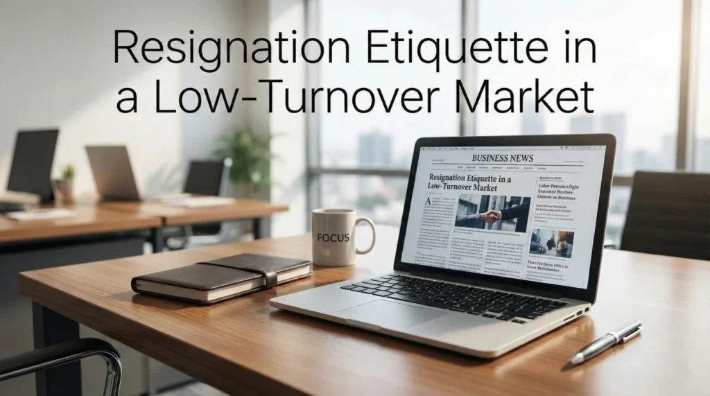 The Clean Exit Protocol: How to Resign Without Risk in a Low-Turnover Market 1 The Clean Exit Protocol