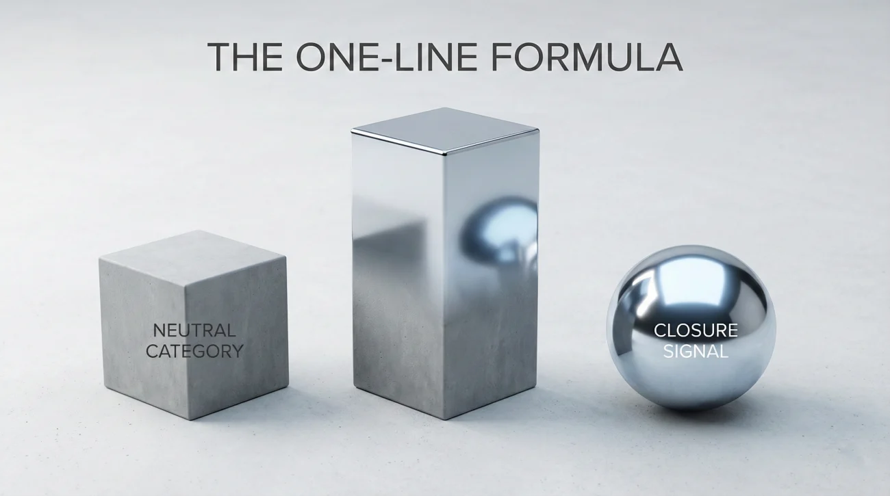 The One Line Formula Structure