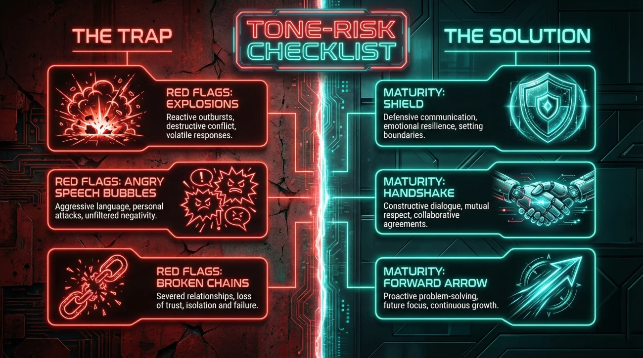 Tone Risk Checklist Red Flags Vs Maturity Signals