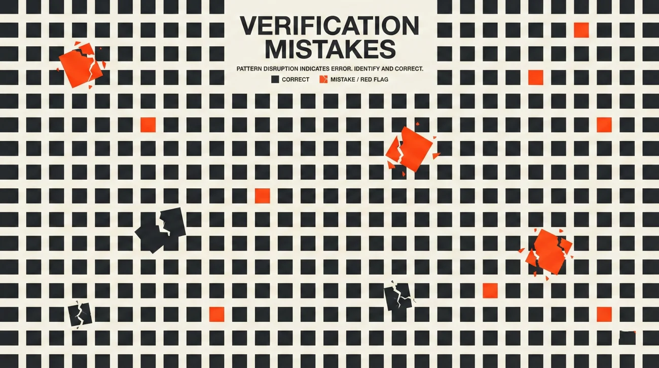 Verification Mistakes To Avoid