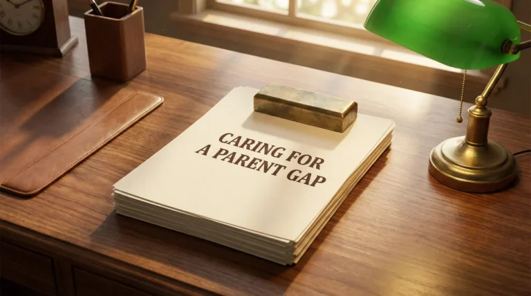 Caring for a Parent Gap: A Resume Line That Sounds Stable