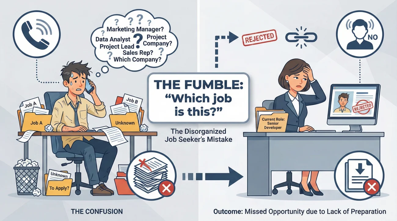 Consequences Of Disorganized Job Application Tracking