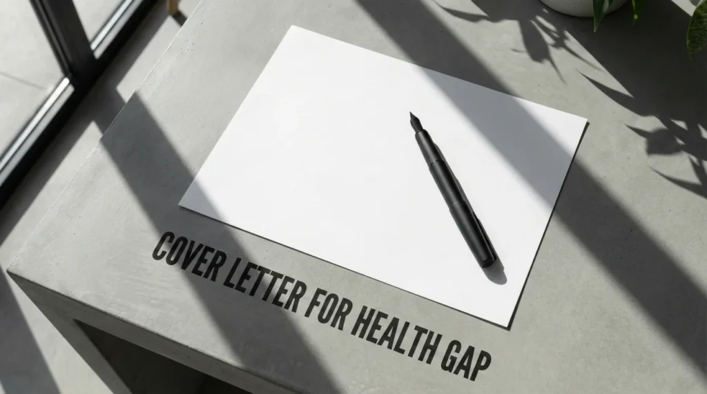 Cover Letter for a Health-Related Gap: The 4-Sentence Structure 1 Cover Letter Explaining Employment Gap For Health Reasons