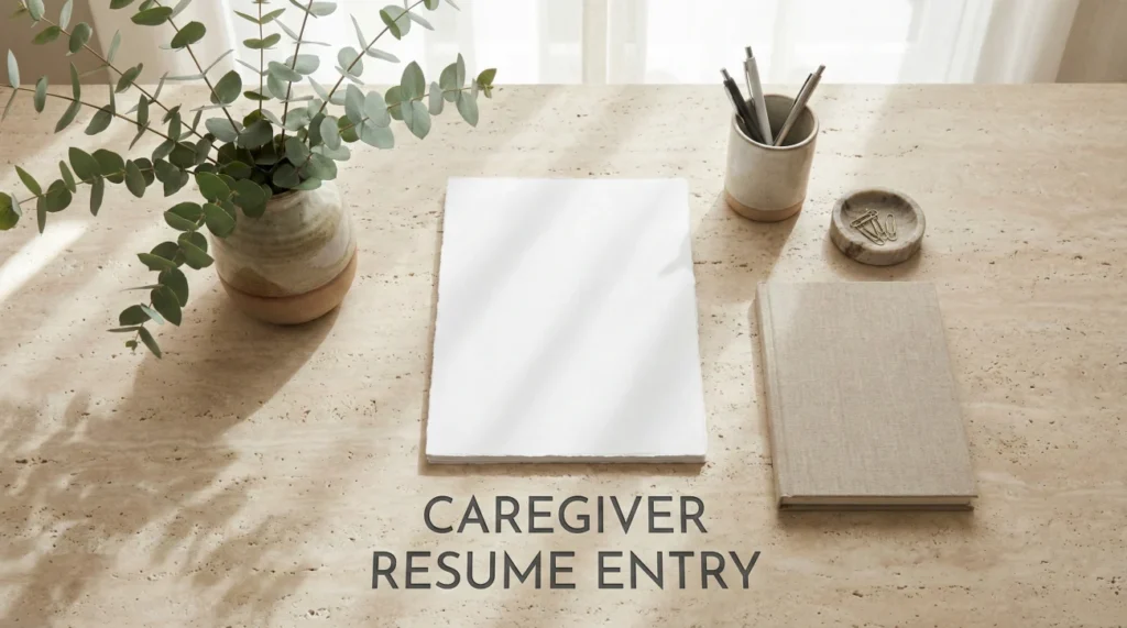 Full-Time Caregiver Resume Entry Examples: How to Describe It Without Turning It Into a Nursing Job 1 Full Time Caregiver Resume Entry Example