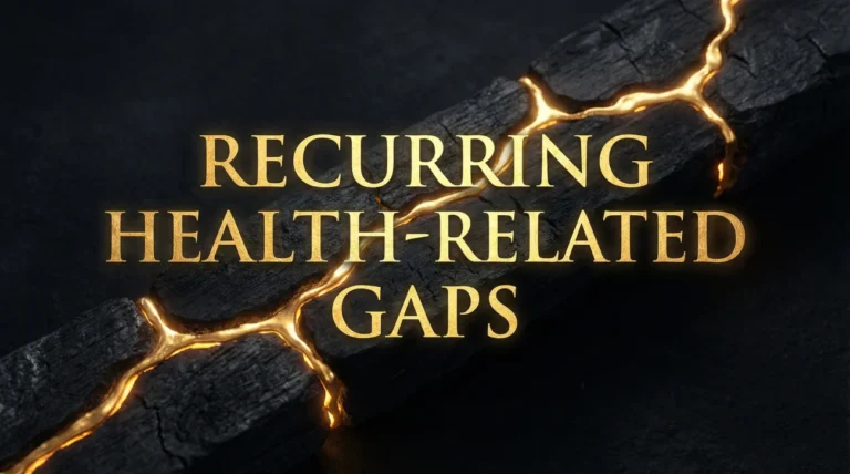 Recurring Health-Related Gaps: A Stability Story for Stop-Start Timelines