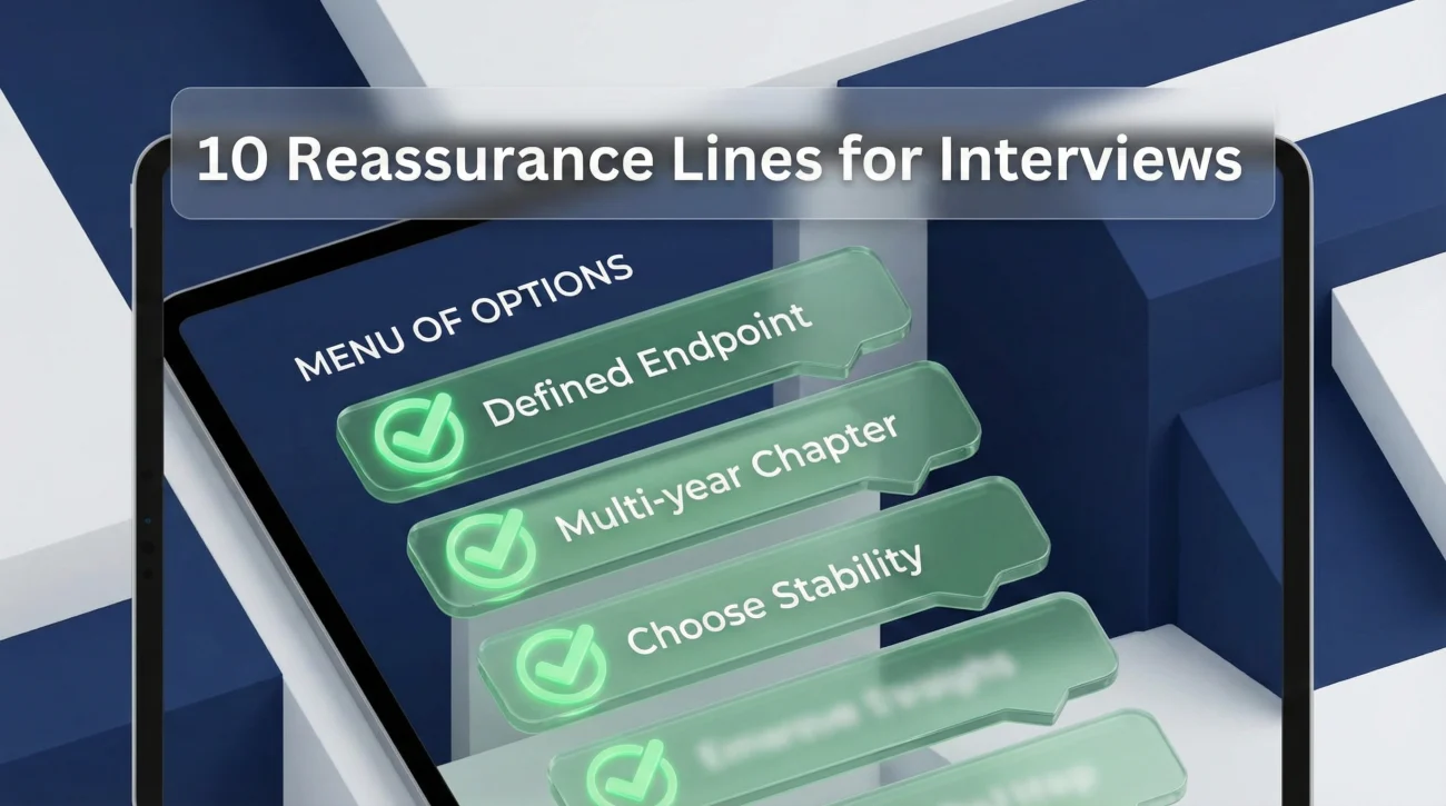 10 Reassurance Lines For Interview Answers
