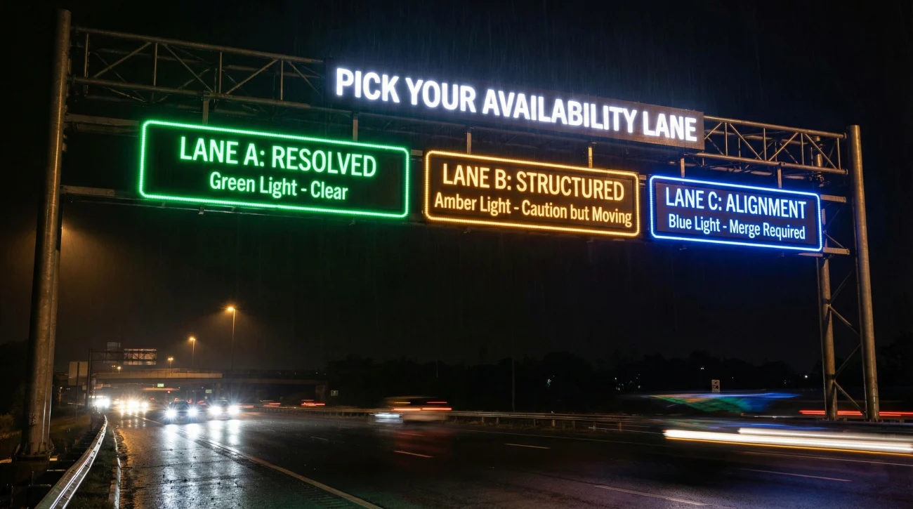 If They Ask “Will You Still Be Caregiving?”: Availability Scripts That Do Not Overshare 2 3 Availability Lanes Interview