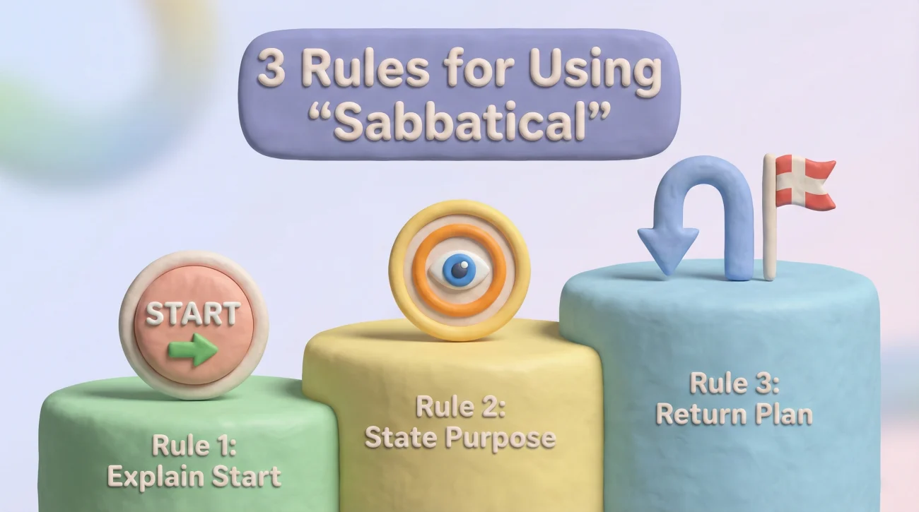 3 Decision Rules For Using Sabbatical Label