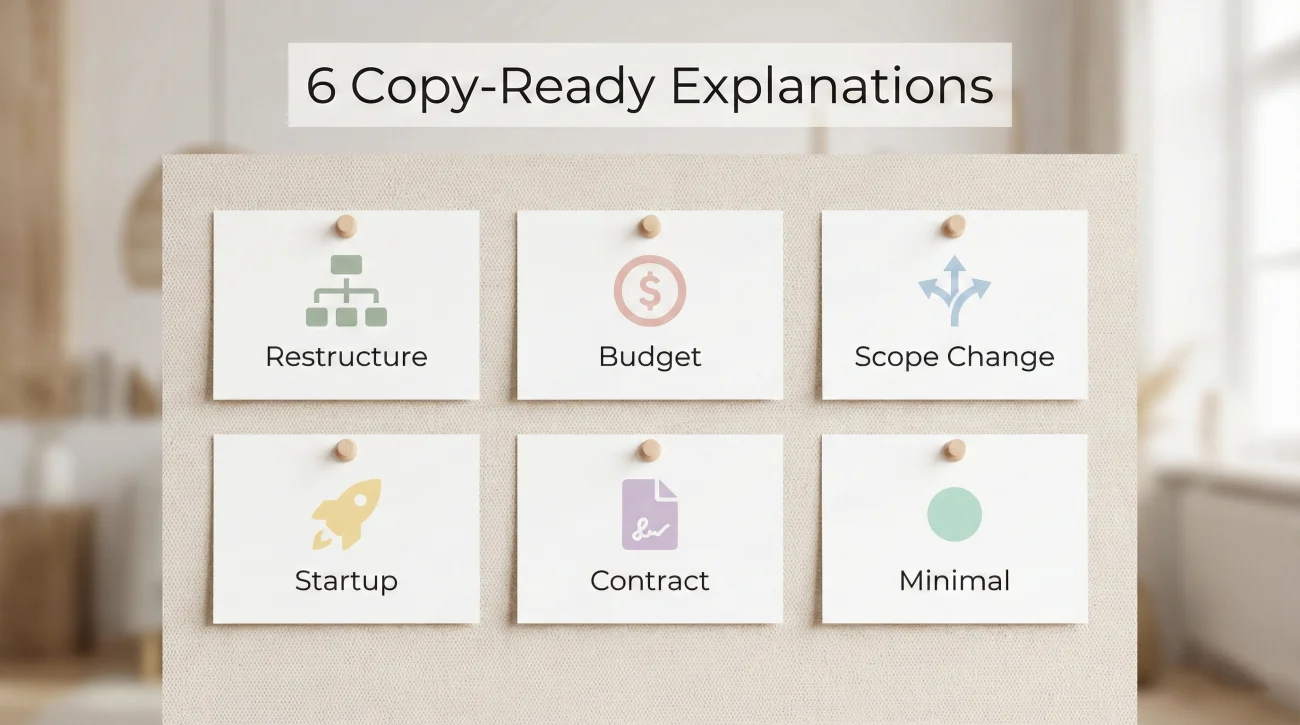 6 Copy Ready Layoff Explanations