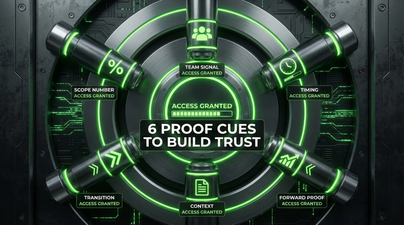 If They Hint It Was Performance: A Calm Follow Up That Keeps You Credible 3 6 Proof Cues To Reduce Suspicion