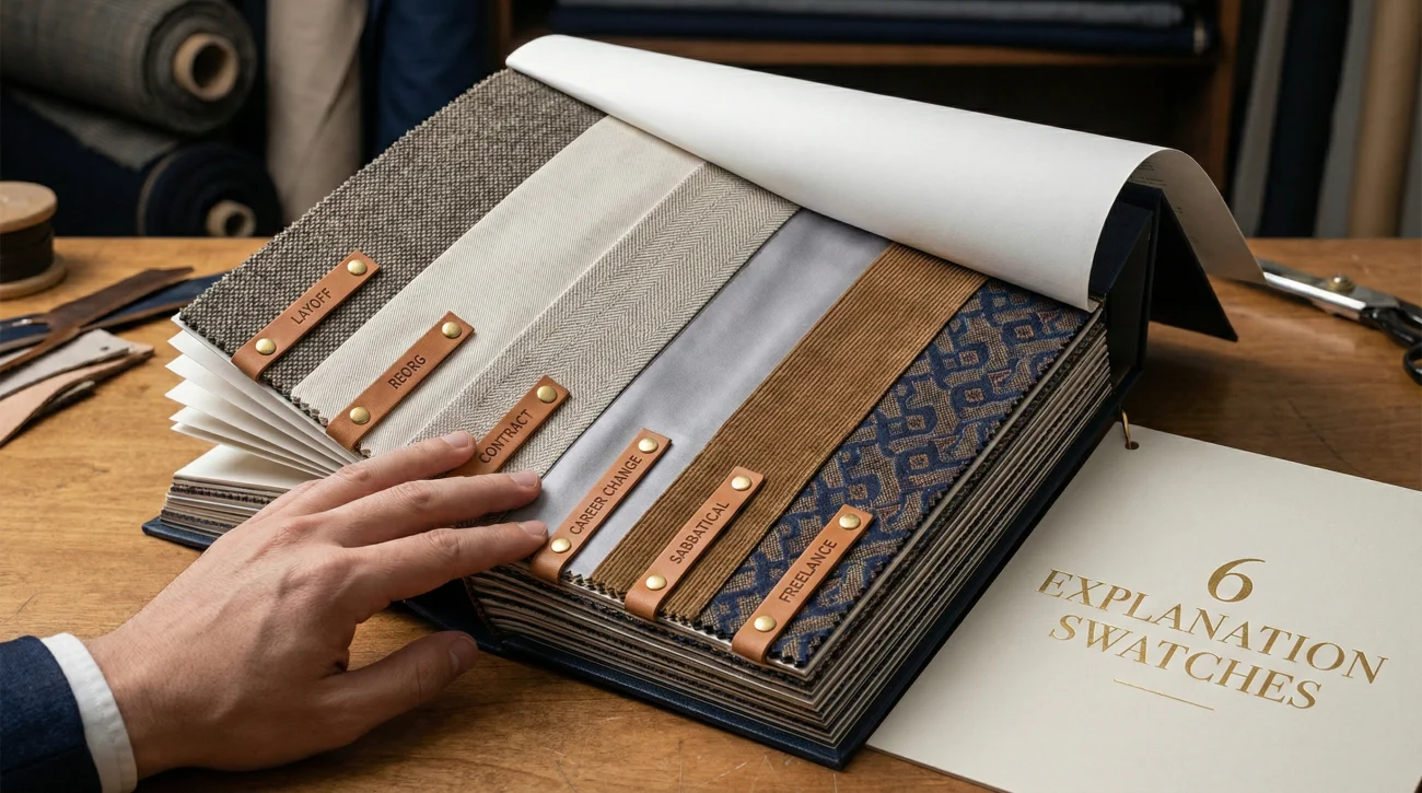 6 Unemployment Lines Fabric Swatches