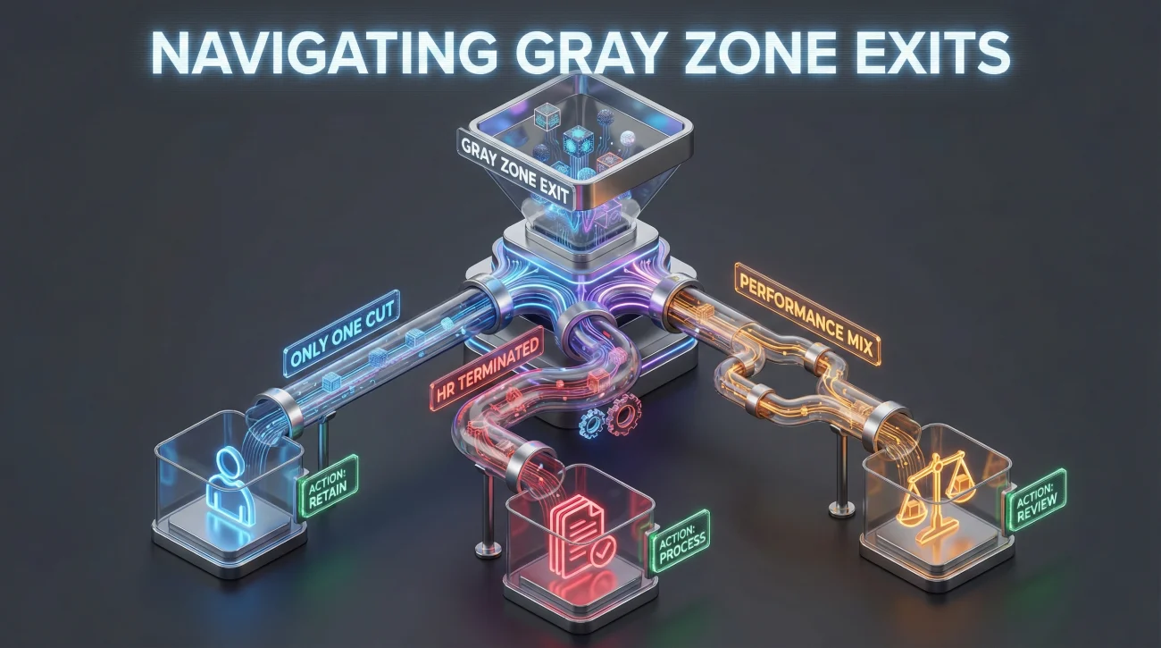 Navigating Gray Zone Exits Decision Tree Infographic