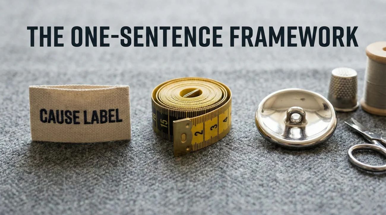 One Sentence Framework Tailoring Tools