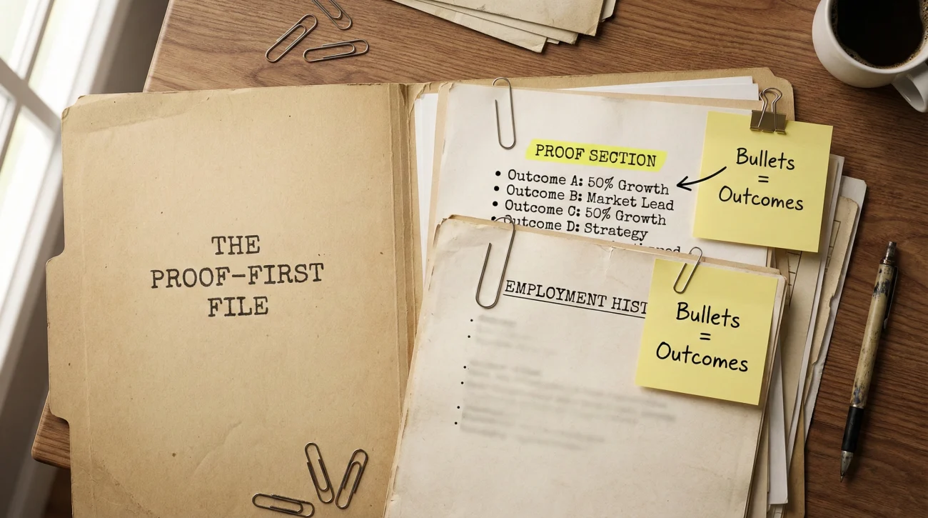 Long Unemployment Stigma: How to Make Your Resume Low-Risk Again 3 Proof First Resume Structure