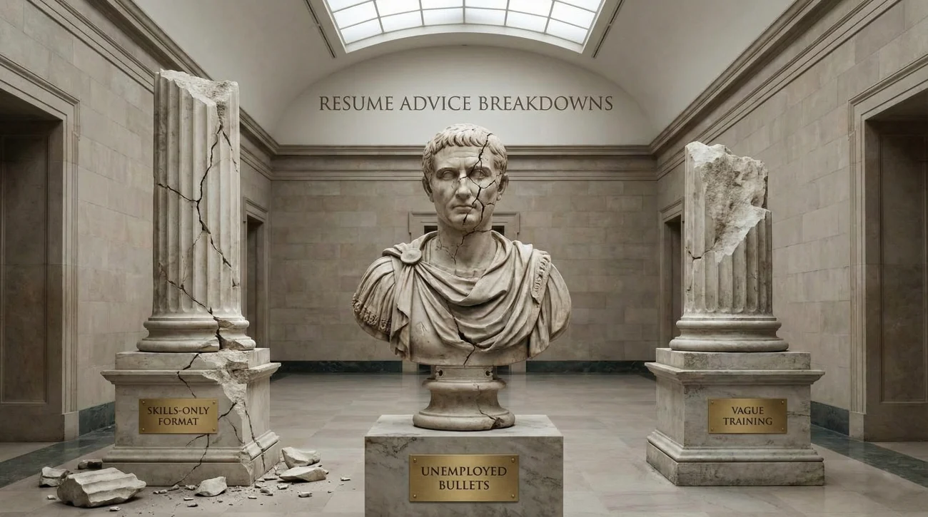 What to Put on a Resume After Years Unemployed: Proof Artifacts That Recruiters Trust 2 Resume Advice Breakdown Museum