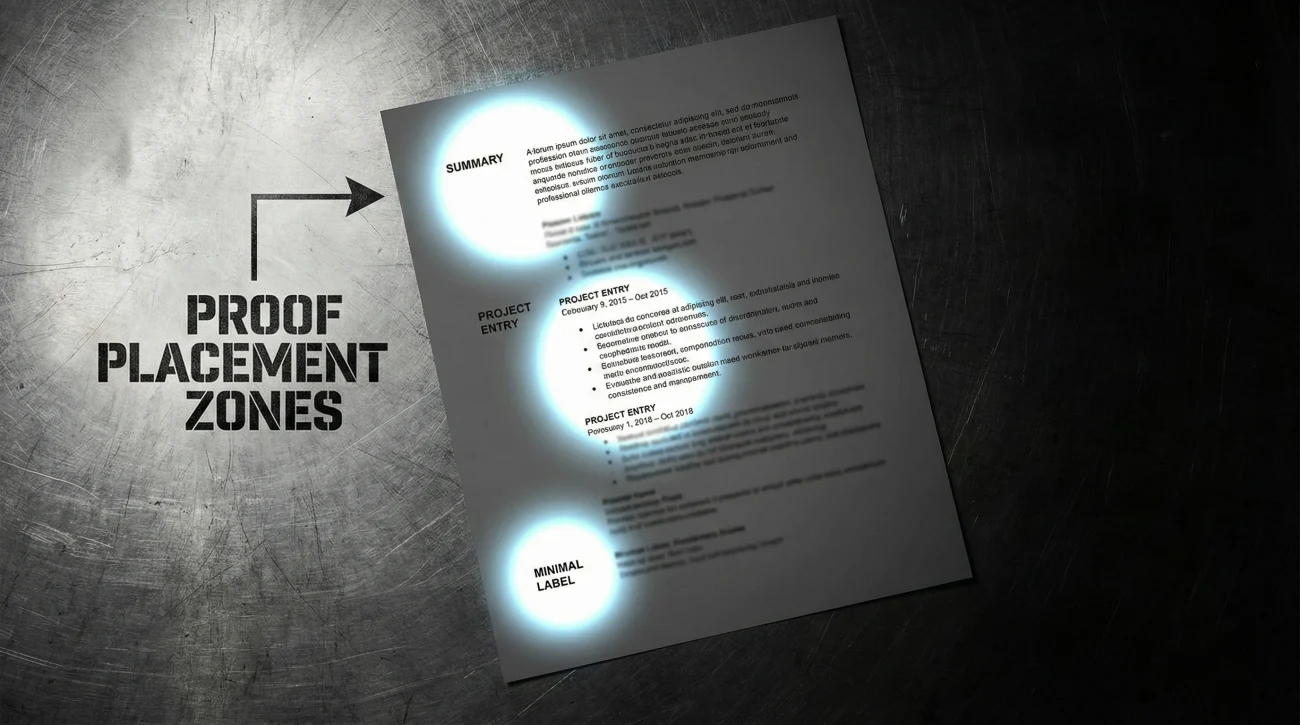 Resume Proof Placement Zones