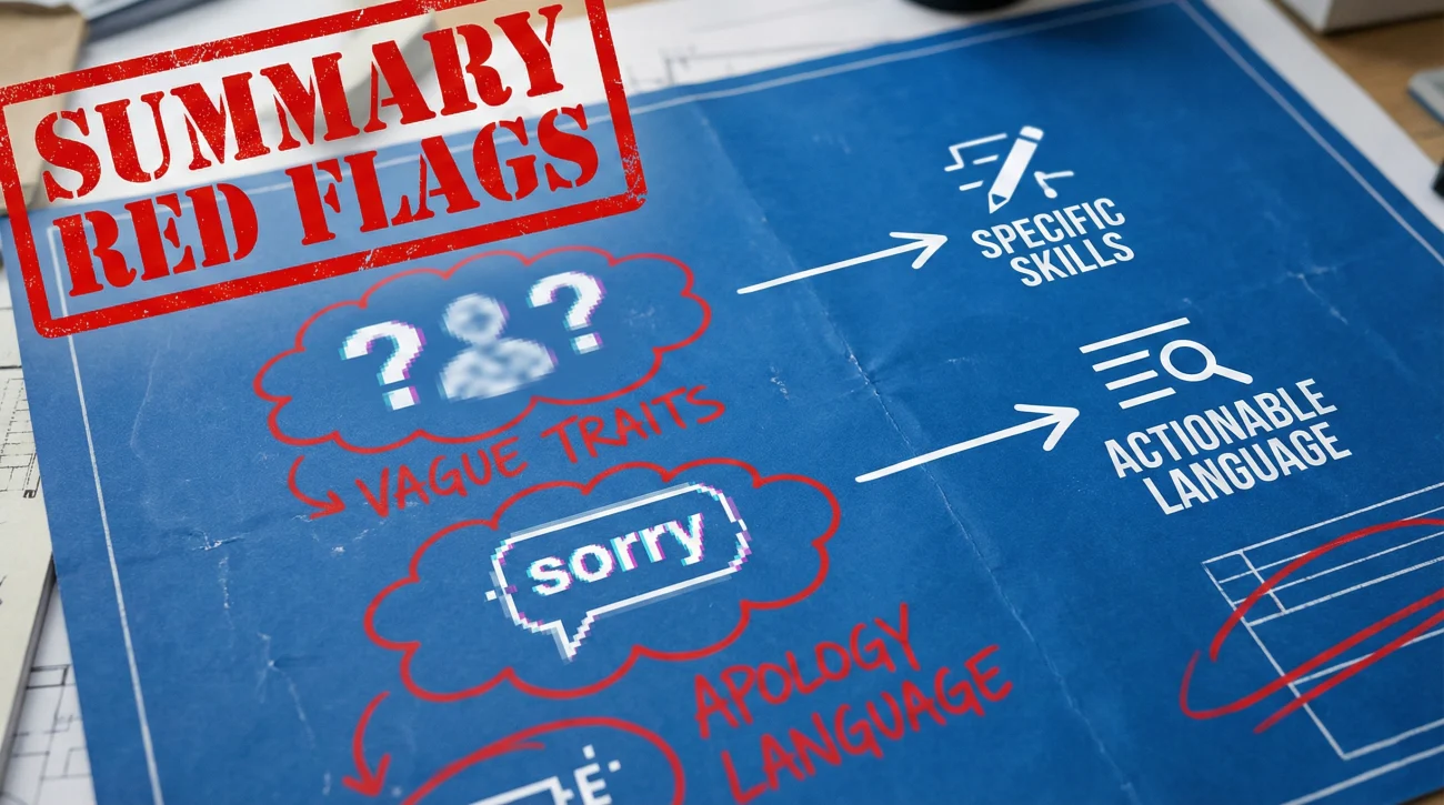 Resume Summary Red Flags