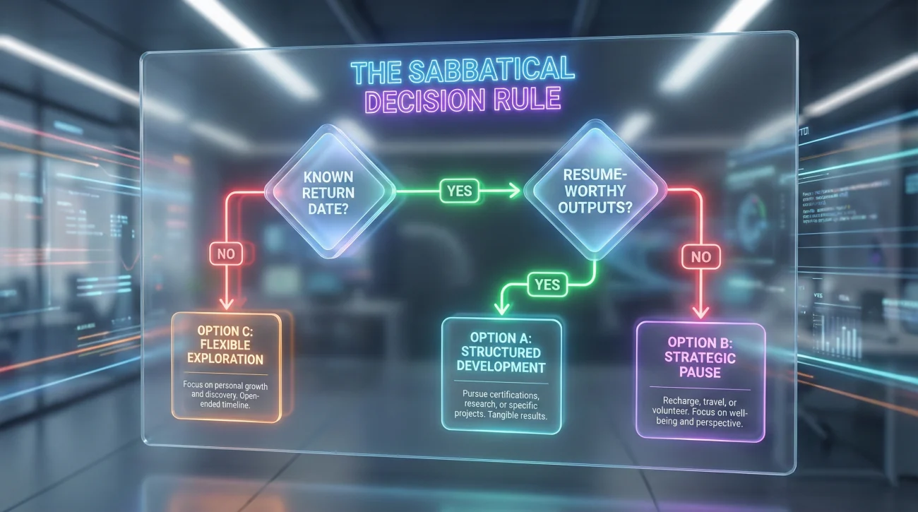 Currently on Sabbatical: How to Show It on a Resume Without Looking Unavailable 2 Sabbatical Resume Decision Rule