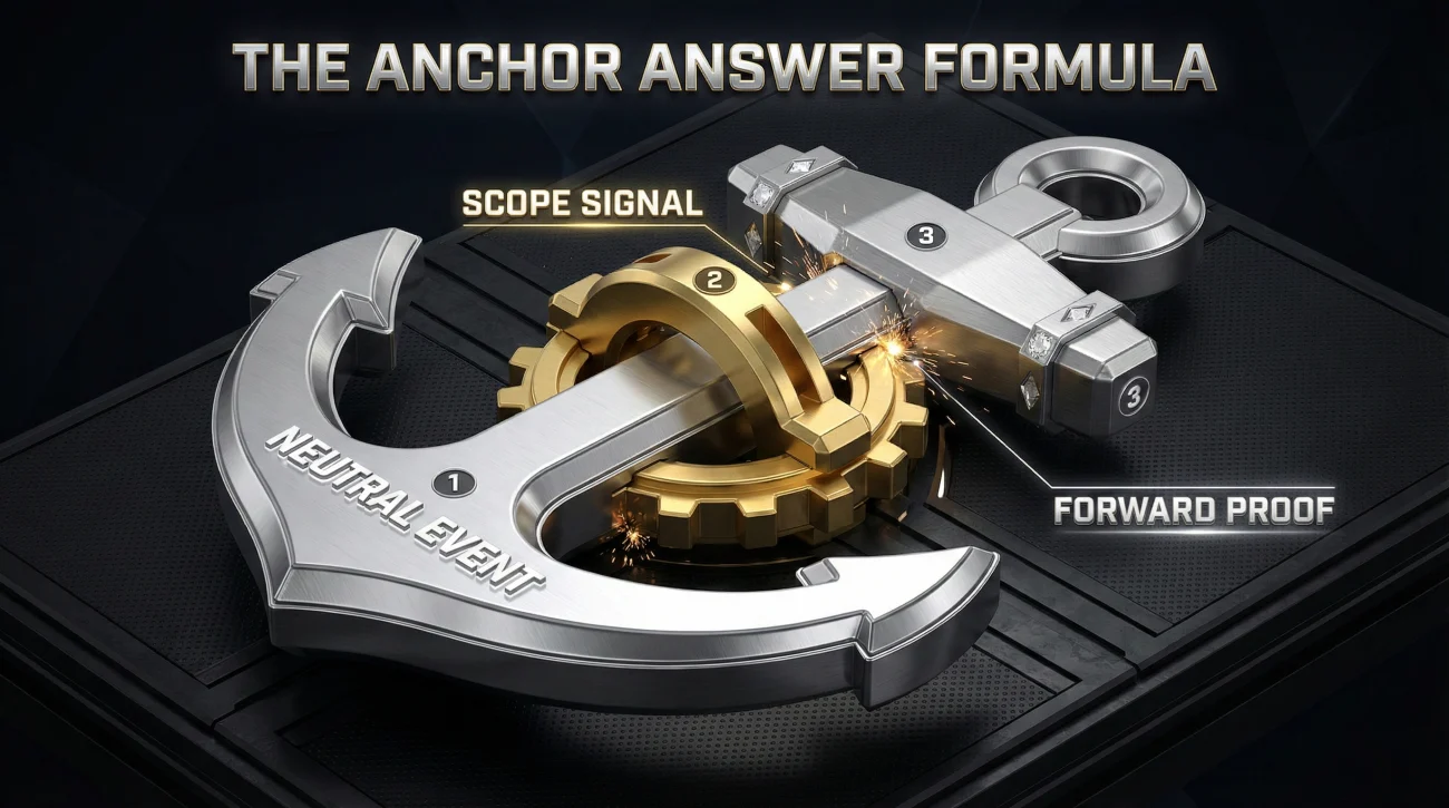 If They Hint It Was Performance: A Calm Follow Up That Keeps You Credible 2 Two Sentence Anchor Answer Formula