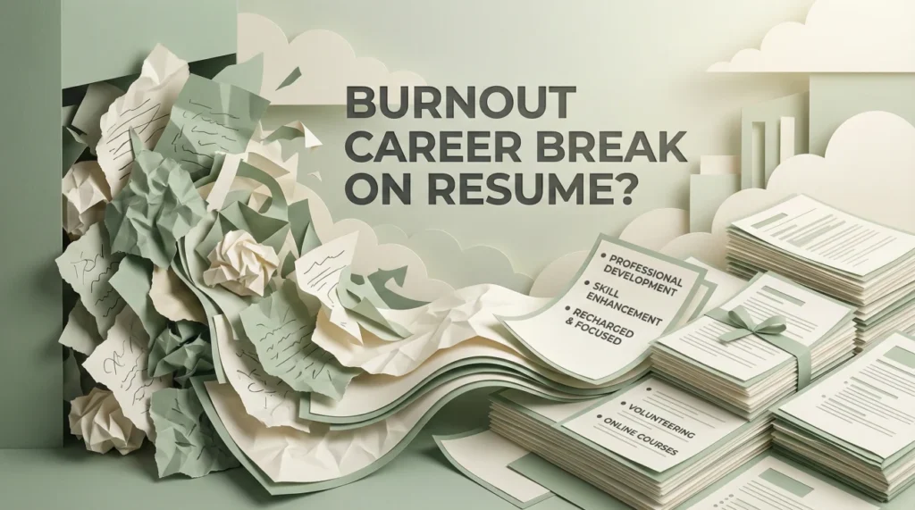 Burnout Career Break On Resume Wording