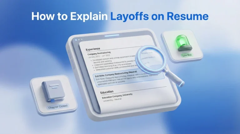 How to Explain Being Laid Off on a Resume Without Overexplaining