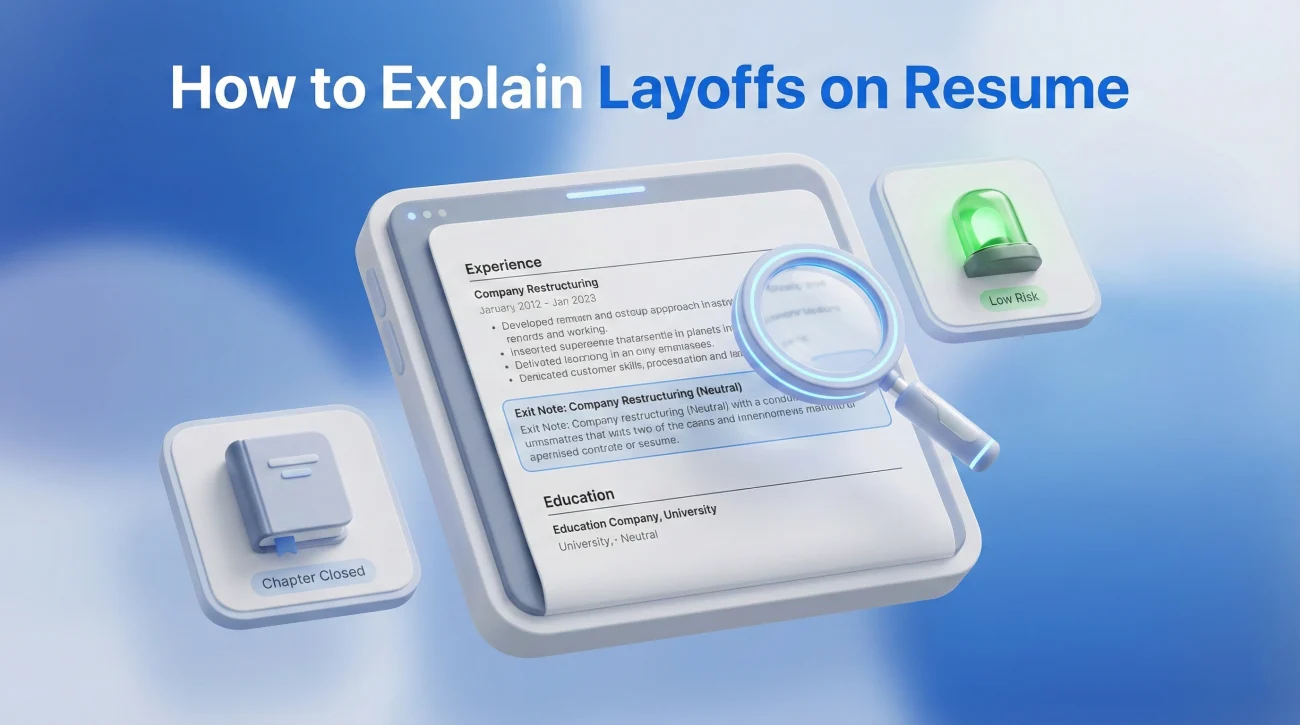 How To Explain Being Laid Off On A Resume