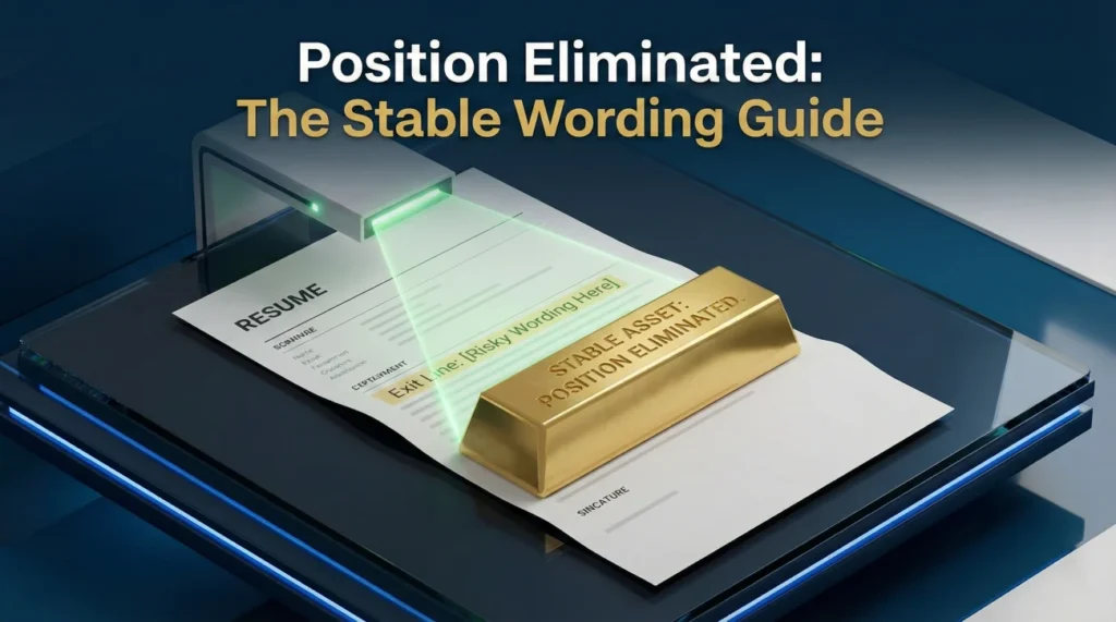 Position Eliminated Resume Wording