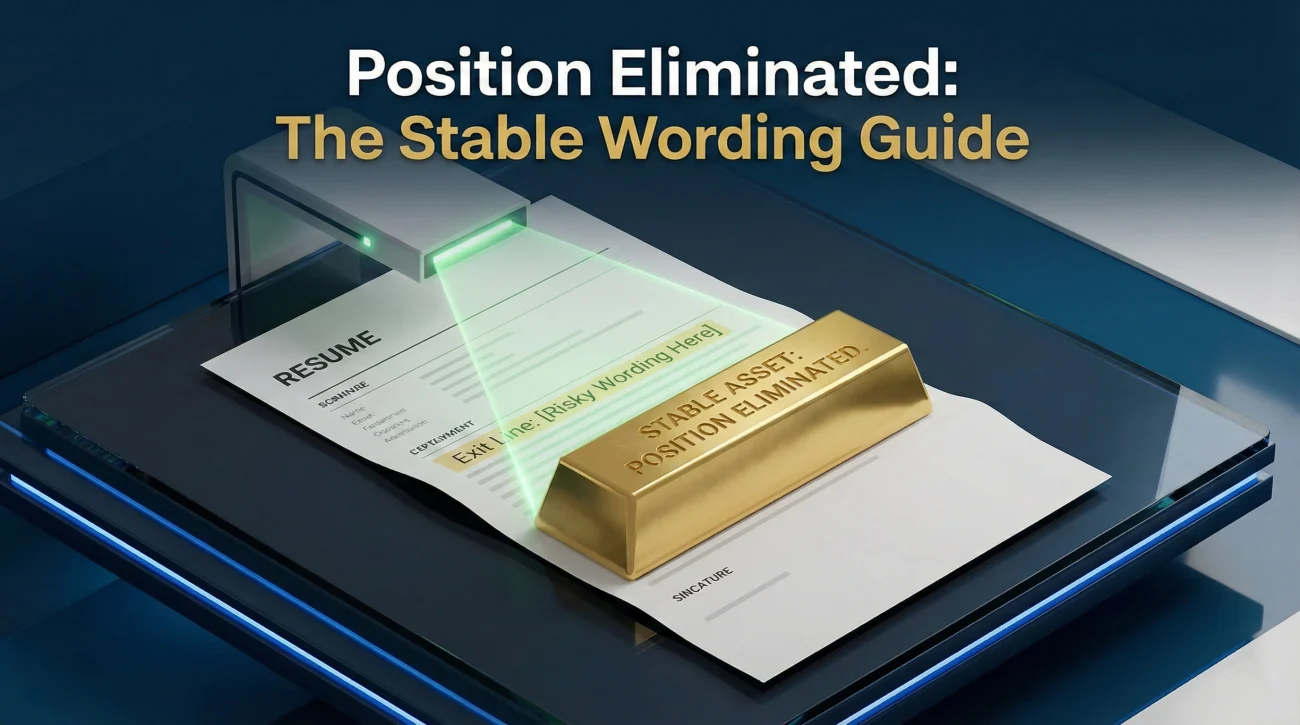 Position Eliminated Resume Wording