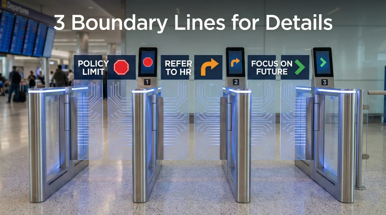 3 Boundary Lines For Intrusive Questions Infographic