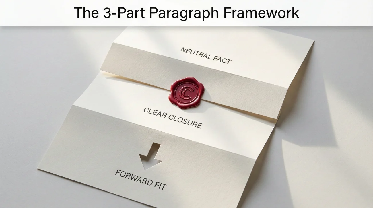3 Part Cover Letter Paragraph Framework