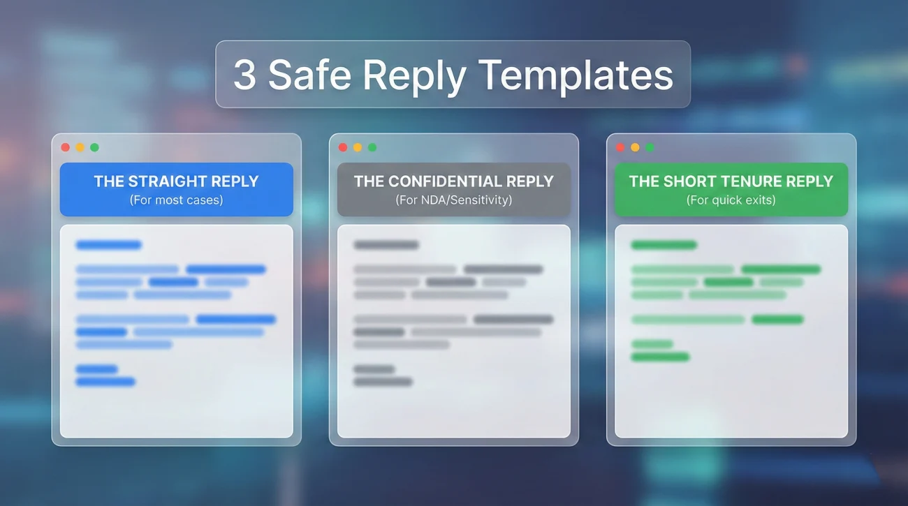 3 Recruiter Email Reply Templates