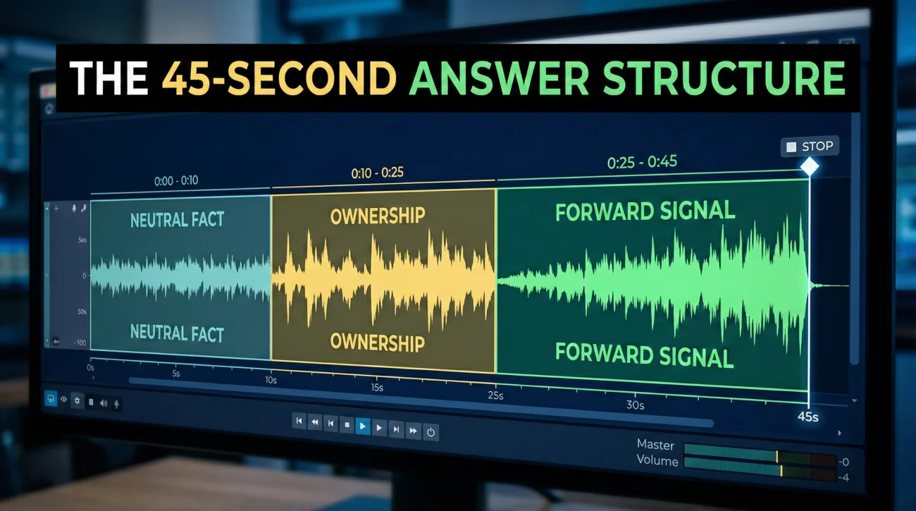 45 Second Interview Answer Structure For Short Tenure
