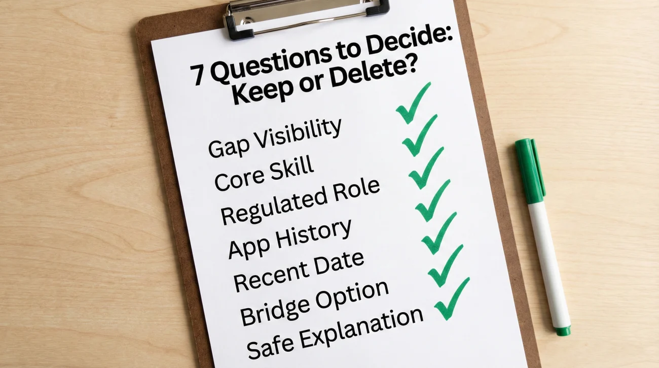 7 Question Checklist For Fired Resume Decision