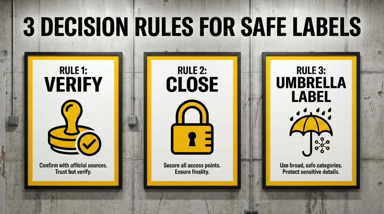 Decision Rules For Picking Resume Labels