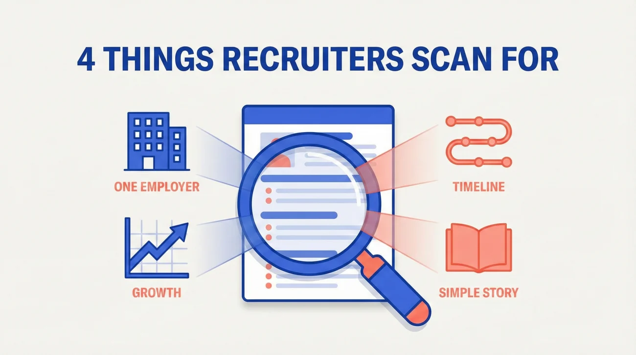 Four Things Recruiters Scan For In Your Resume