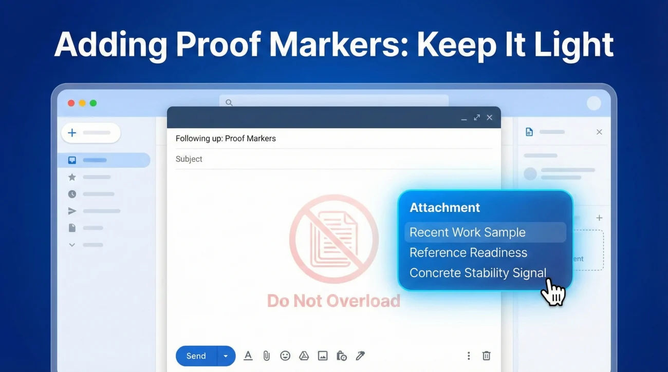 How To Add Proof Markers To Emails