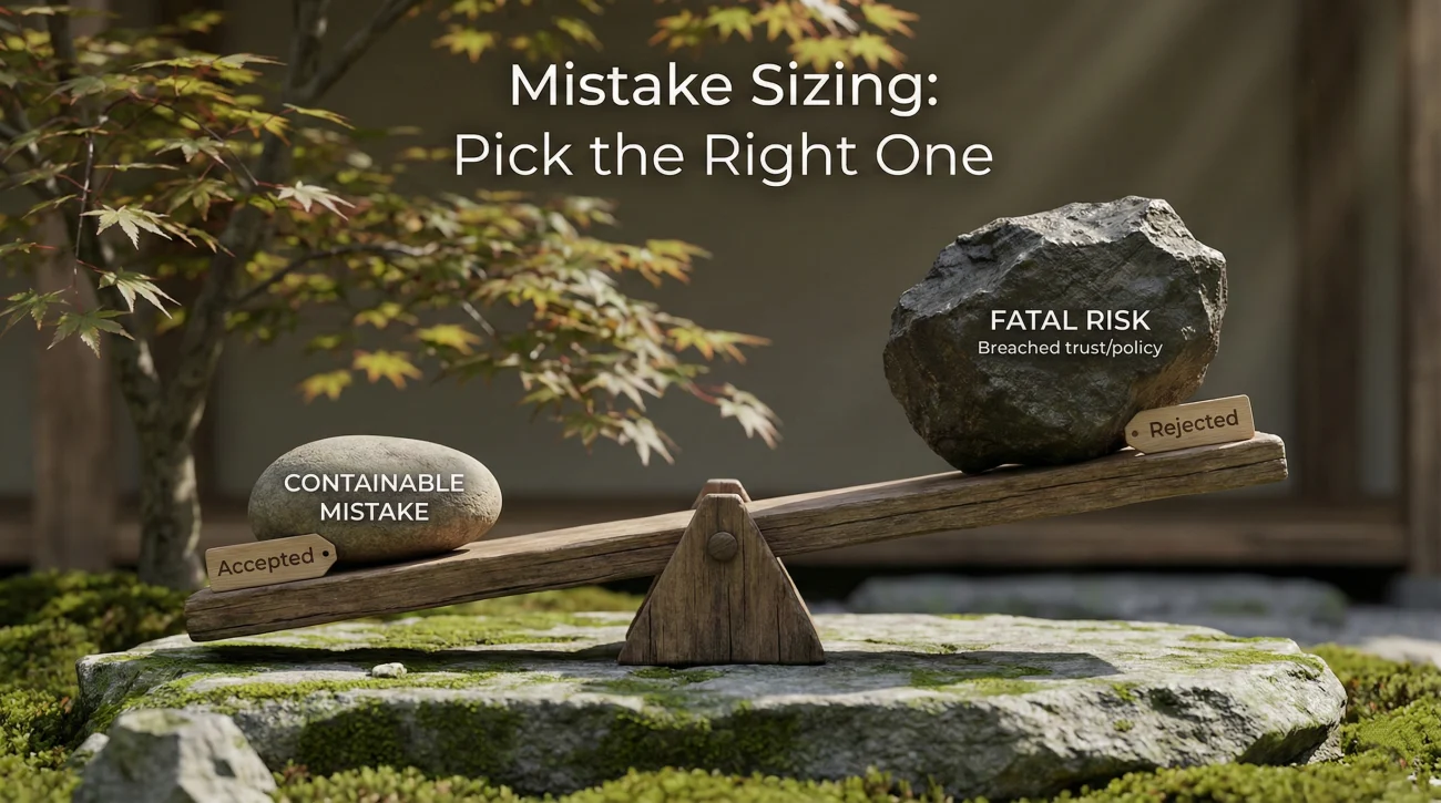 Mistake Sizing Rule For Interviews Infographic